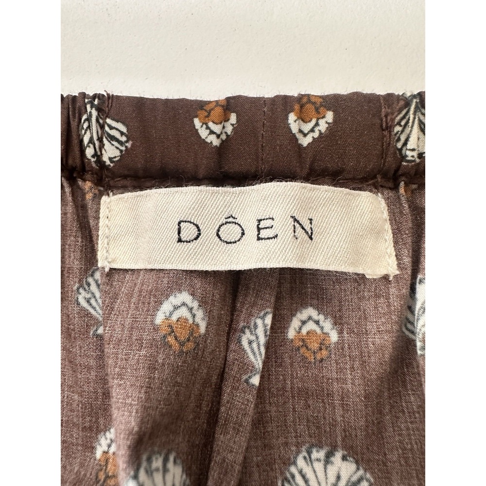 Doen Yarrow Pants Womens XS 100% Organic Cotton Boho Luxury Elastic waist - Picture 5 of 11